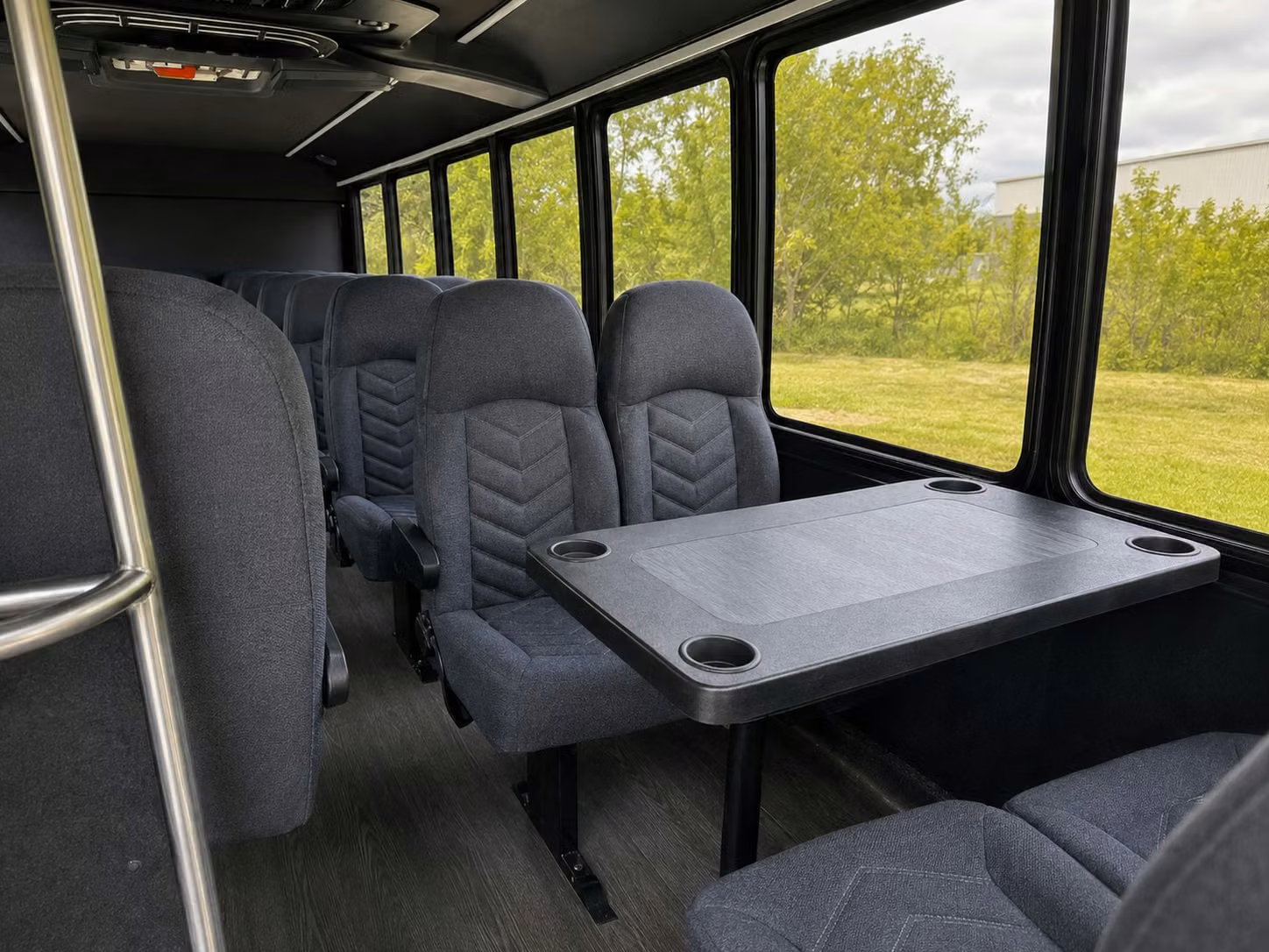 18 passenger minibus interior