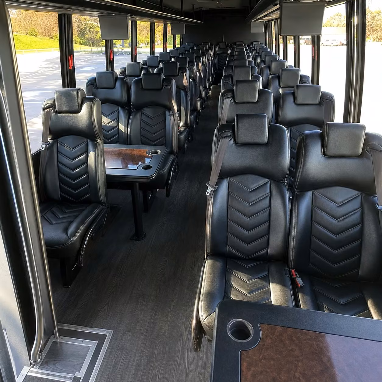 28 passenger minibus inside