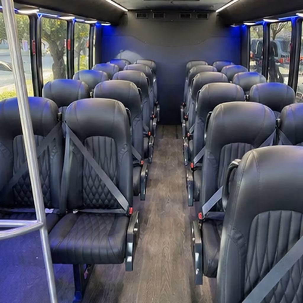 30 passenger minibus interior