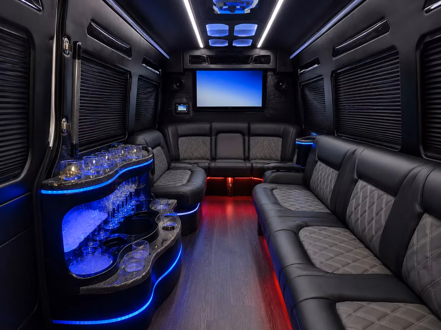 bus rental options for charlotte trips