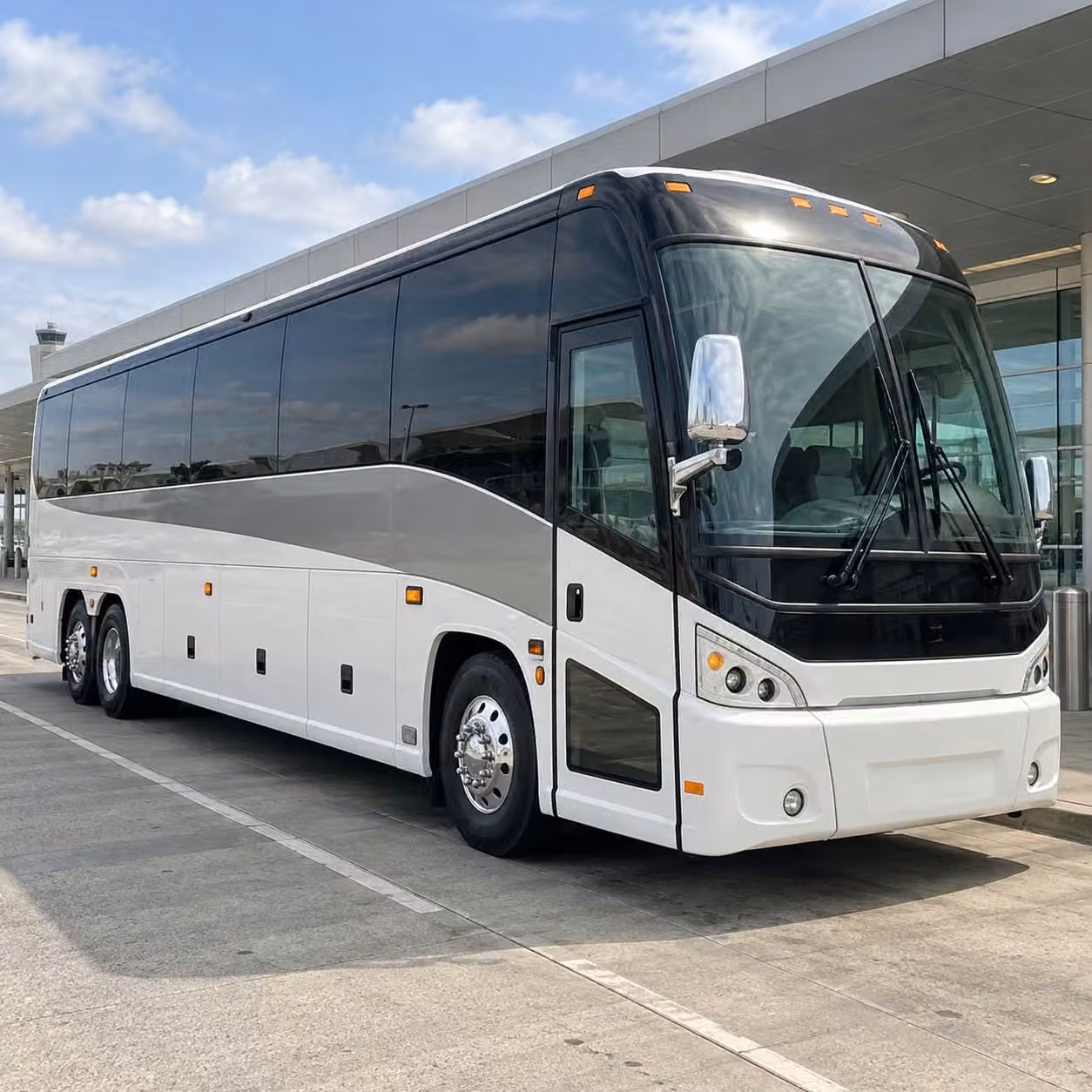 charter bus rentals for charlotte weddings