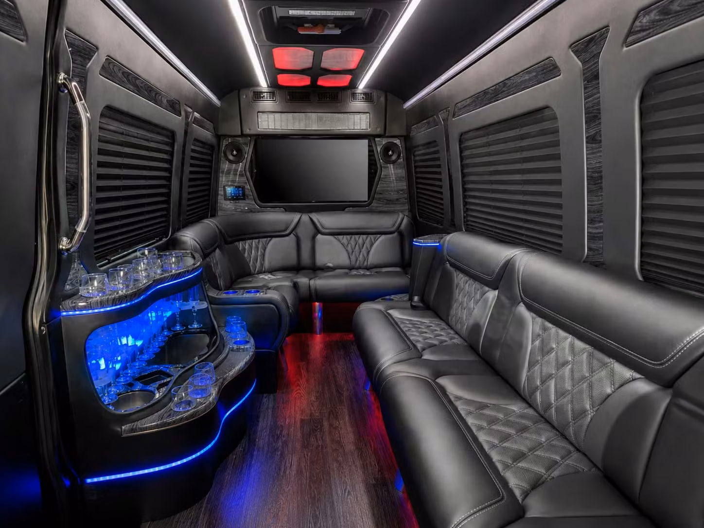 long distance wedding guest shuttles between charlotte and destination venues