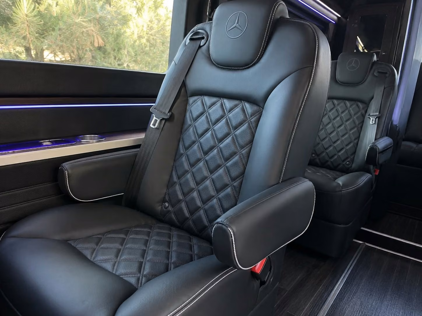 sprinter van with driver interior